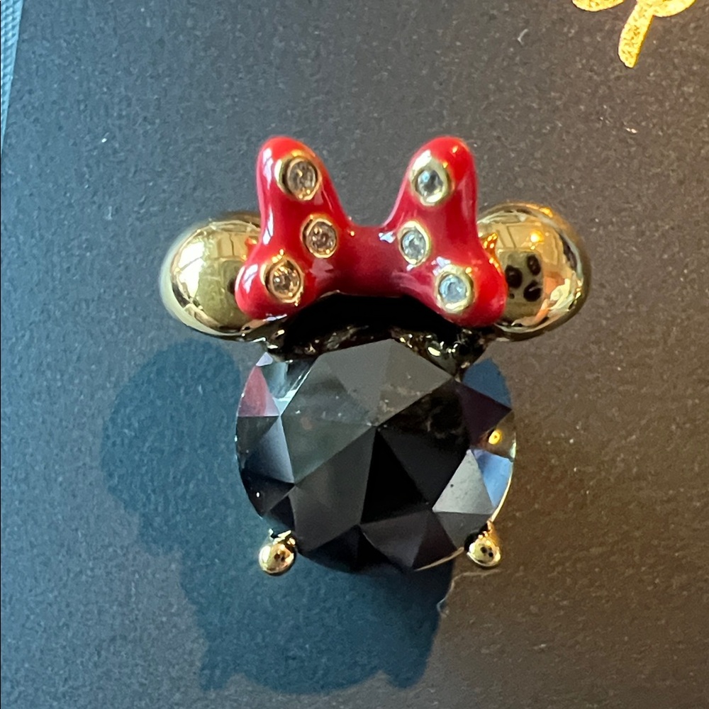 Kate Spade x Disney Black and Red Minnie Mouse Earrings - Picture 5 of 6